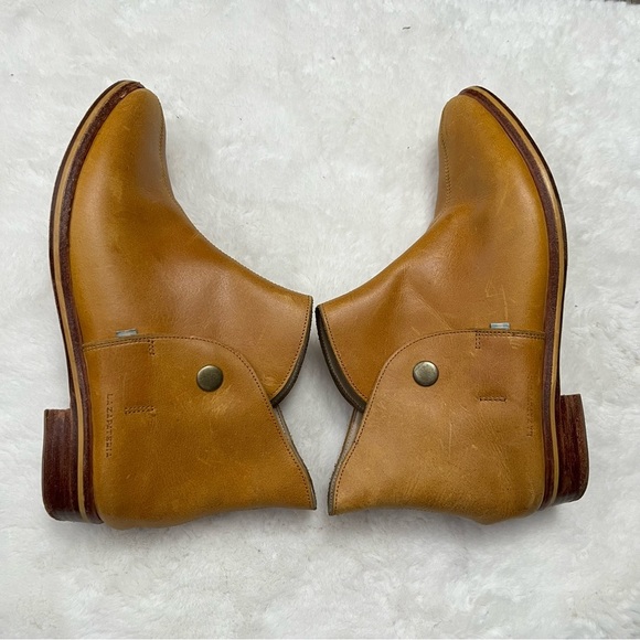 Vintage La Zapateria Peruvian Artisan Leather Ankle Boots Size 8 - Picture 9 of 16